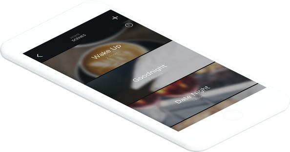 Savant Home Screen Phone Interface