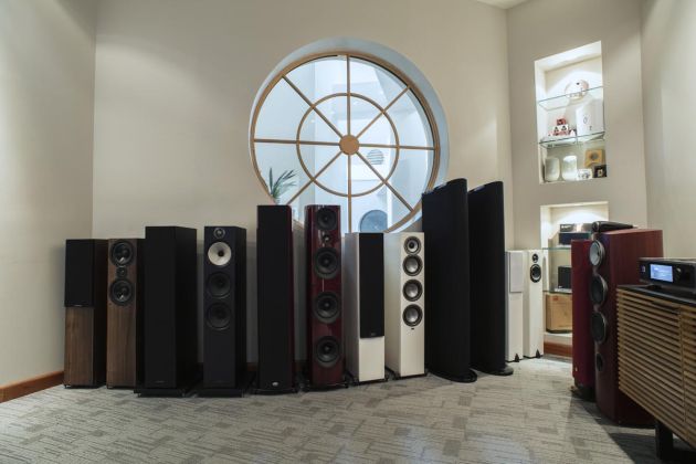 Audiovisionaries Showroom with Speakers