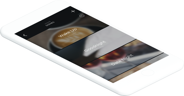 Savant Home Screen Phone Interface