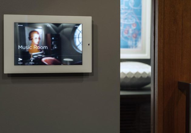 Audiovisionaries Showroom with Touch Panel on Wall